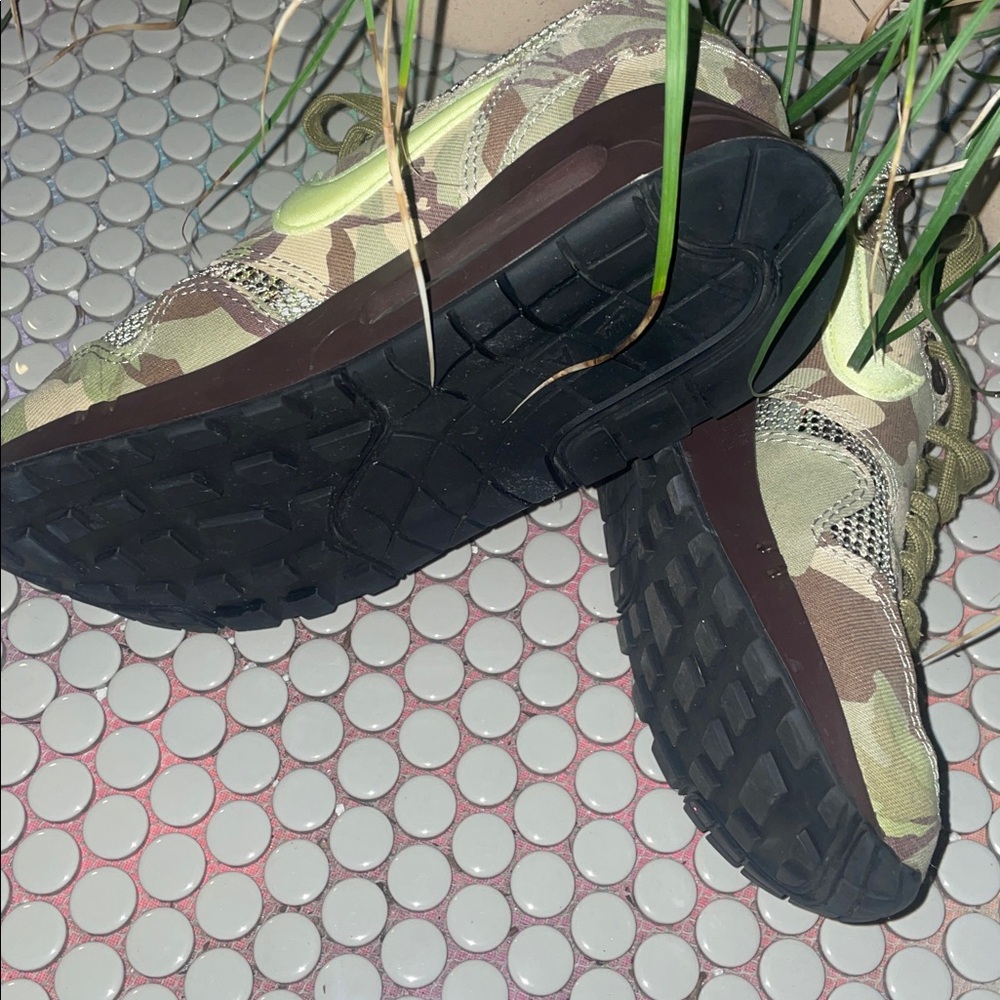 NikeAir Max 1 86 OG 'Camo Light Lemon Twist' Sz W8 (M6.5) Sz 1/2 down snug - Picture 14 of 15